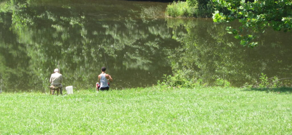 Fishing with dad
